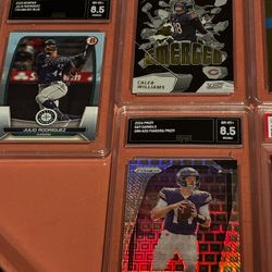 8 Mixed Graded Cards By GMA, PSA, SGC 