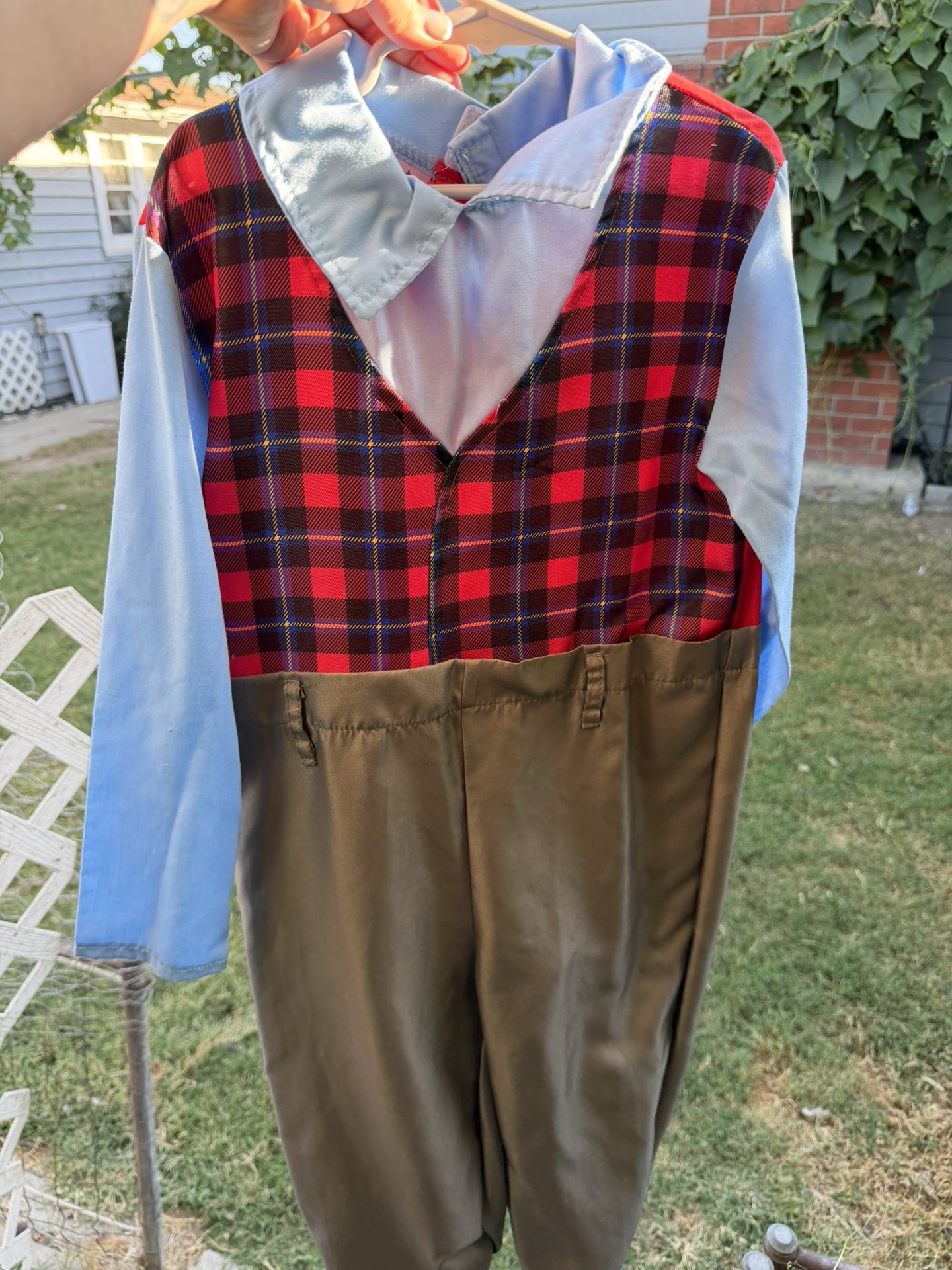 Old Man Costume Jumpsuit Size Small