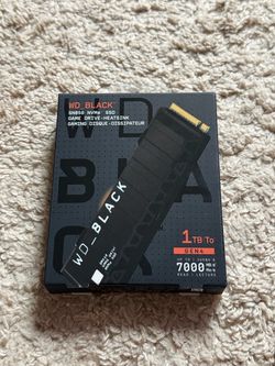 WD Black SN850 1TB NVMe SSD with Heatsink