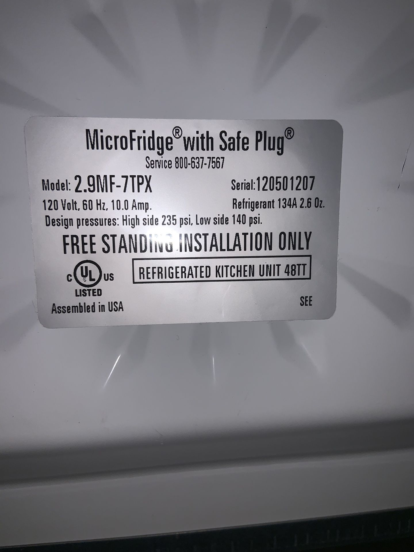 Mini Fridge/Microwave