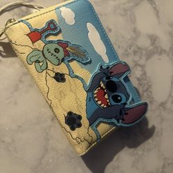 2024 Disney Parks Loungefly Lilo & Stitch Wallet Beach 