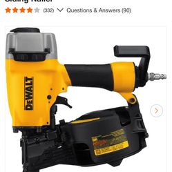 Pneumatic 15-Degree Coil Corded Siding Nailer