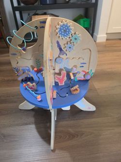 Wooden Ocean Activity Center Toddler Toy