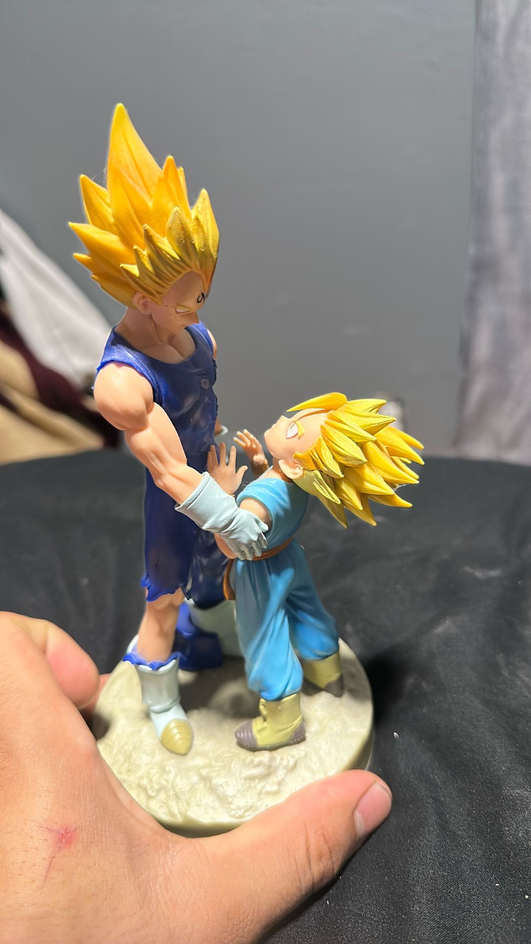 Dragon Ball Z Dramatic Showcase Vegeta & Trunks Figure BANPRESTO Used F/S