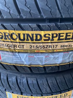 215 55 17 Groundspeed voyager GT