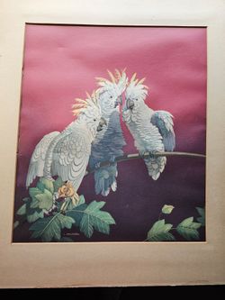 J. Moessel Cockatoo Art Print Matted