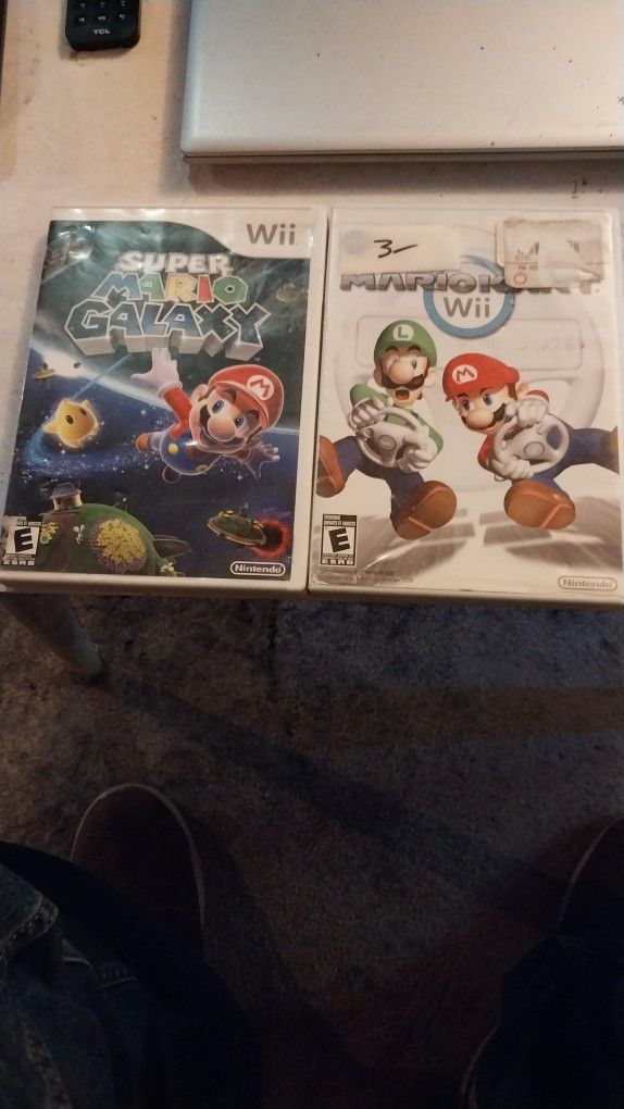 Mario Wii Games 2 For $50