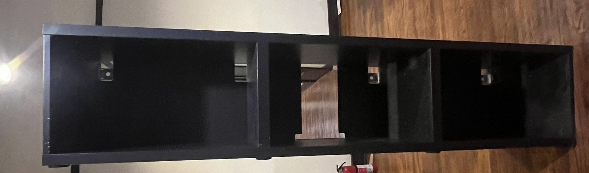 BESTÅ TV unit, black-brown, 70 7/8x15 3/4x15