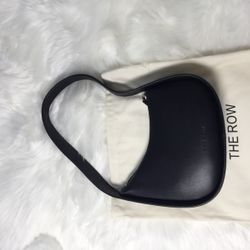 The Row Half Moon Bag Black