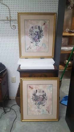 Double Matted Framed Pictures