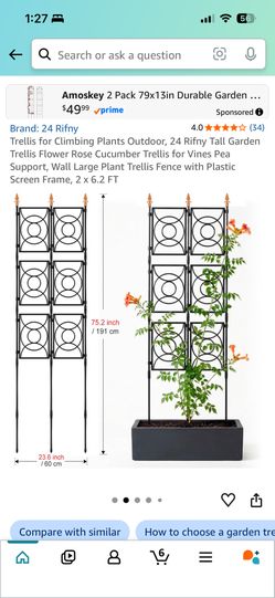 Trellis for Climbing Plants Outdoor, New