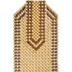 Natural Wood Beaded Auto Car Seat Bead Cover