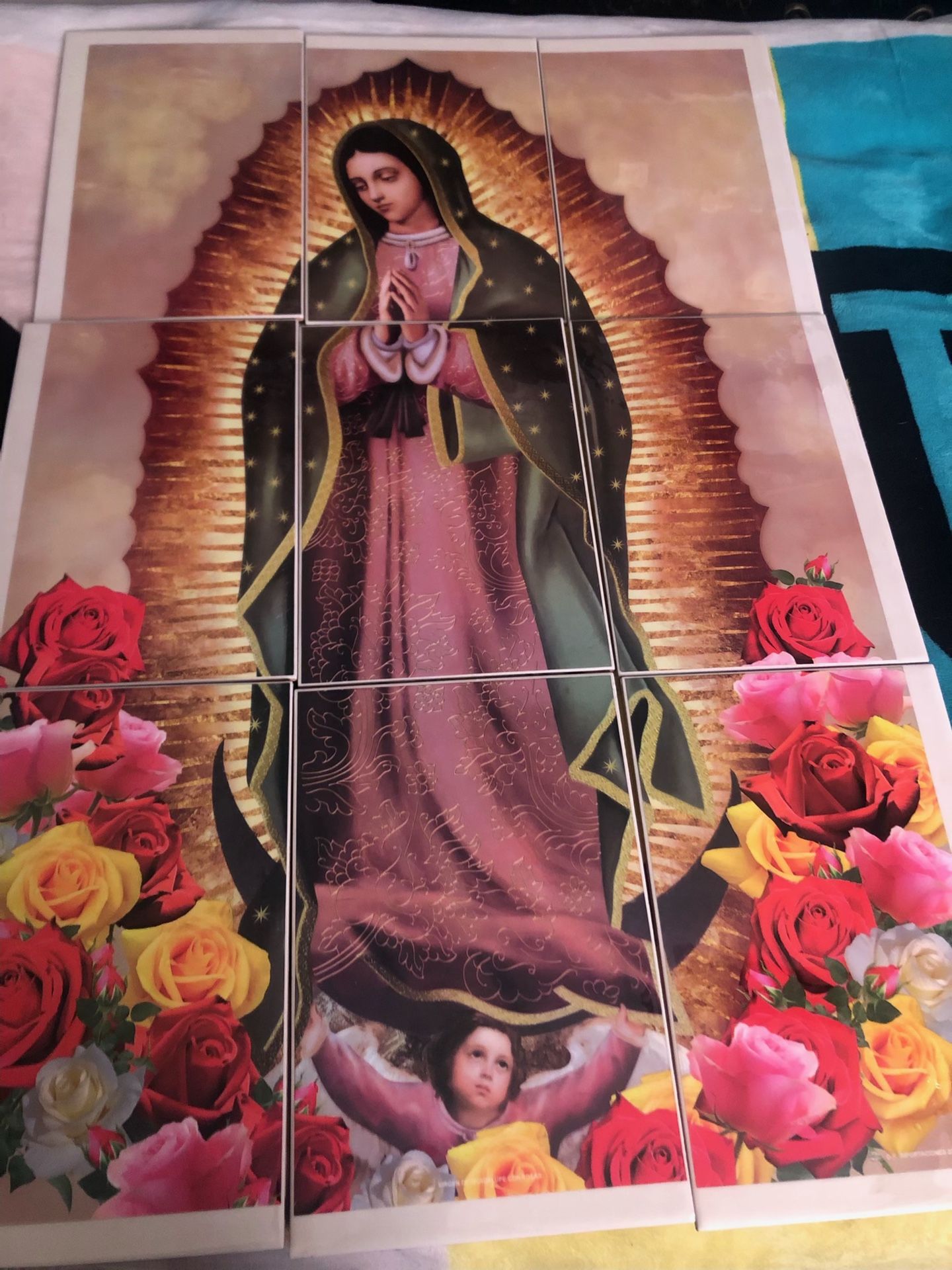 Virgin of Guadalupe Tile