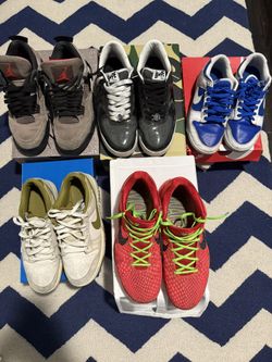 Selling Jordans, Nike, Kobe’s, Bapesta