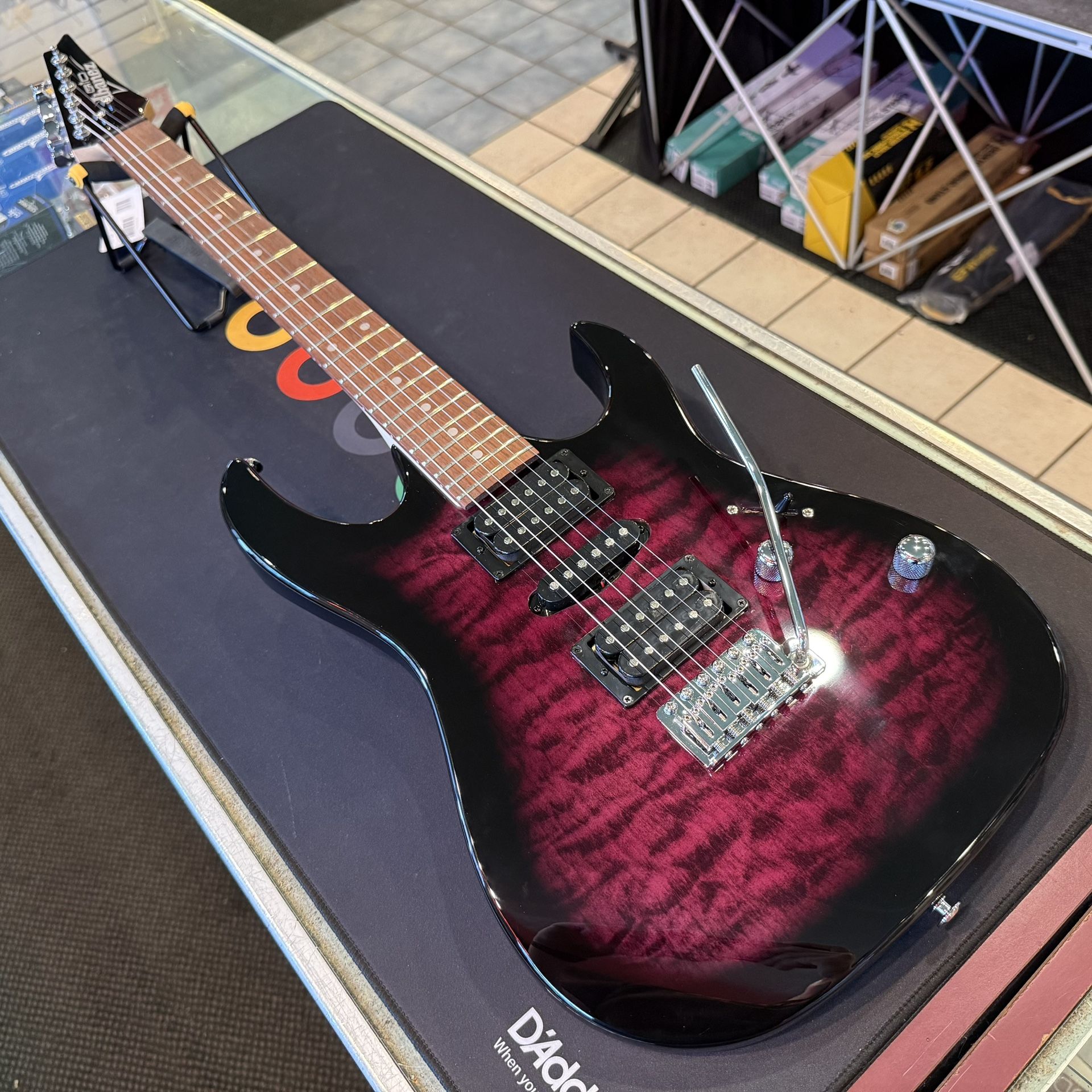 Ibanez GRX70QA Transparent Violet Sunburst Electric Guitar NEW!