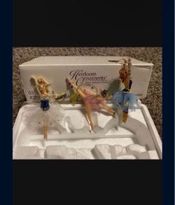 Heirloom Ornaments from Ashton-Drake Vive Le Ballet Set 4