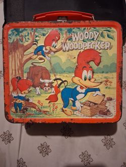 Woody Woodpecker Vintage Metal Lunch Box