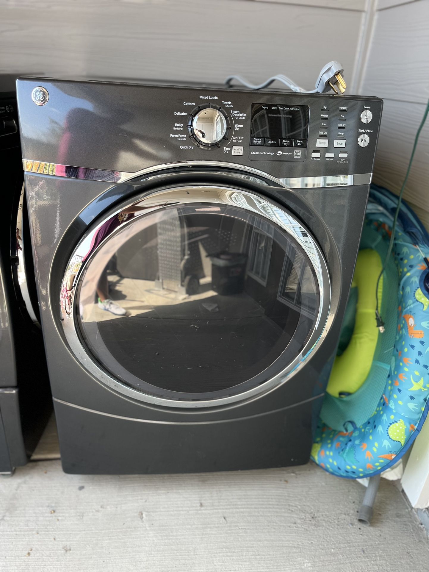 GE, GFD45ESPM0DG, GFW450SPM1DG , Dark Grey, Front Load