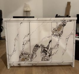 New in Box! 15.4 D * 47.2 W * 34.7 H Marble Cabinet