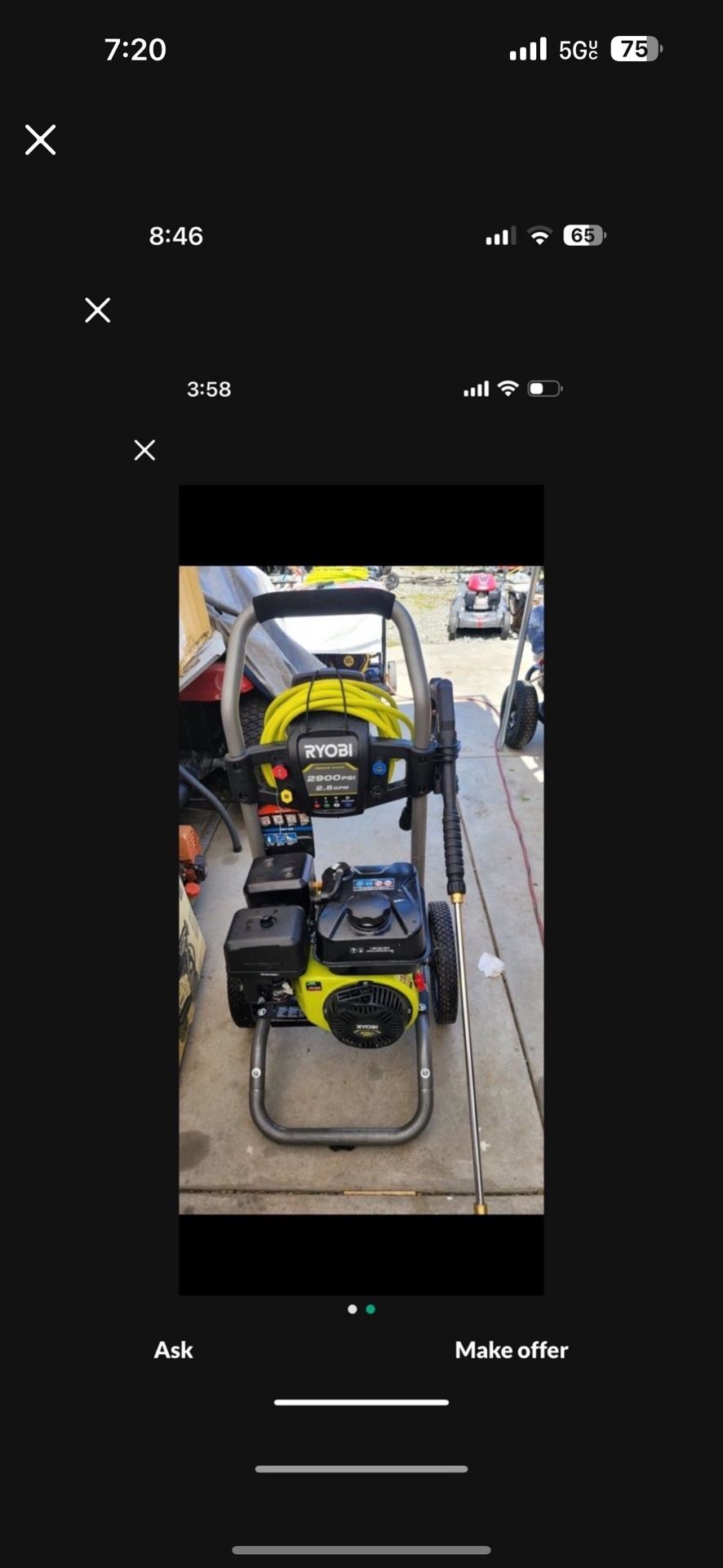 Pressure Washer Riobi 2900ps