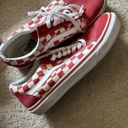 Red & White Checkered Vans