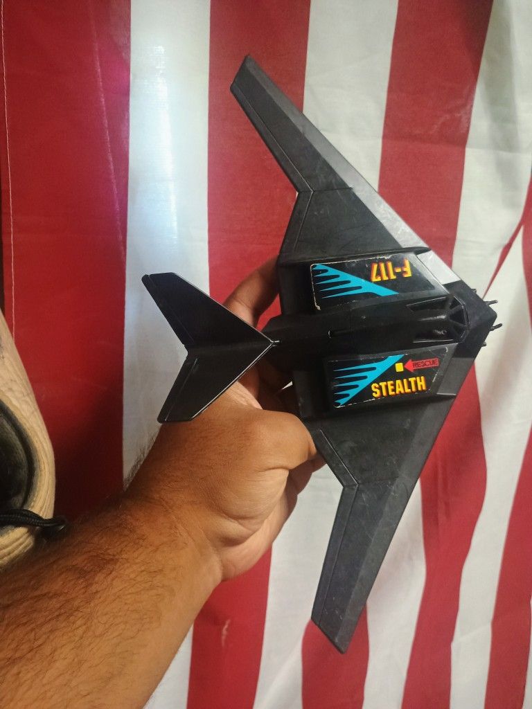 Vintage Stealth jet fighter Tim Mee Toy F117