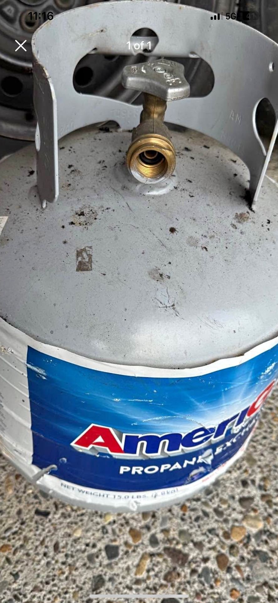 Propane Tank Empty 