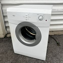 Whirlpool Compact 3.8 cu. ft. 240-Volt White Electric Vented Dryer! Model WED7500VW Works great! Retails $799 Delivery Available!  33.25in high, 23.25