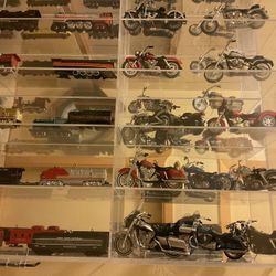 Hallmark Keepsake Ornament Trains And Motorcycles 