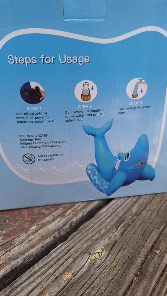Inflatable Sprinkler Shark