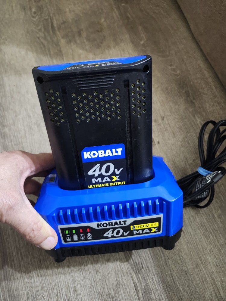 Kobalt 40v Battery And Charger