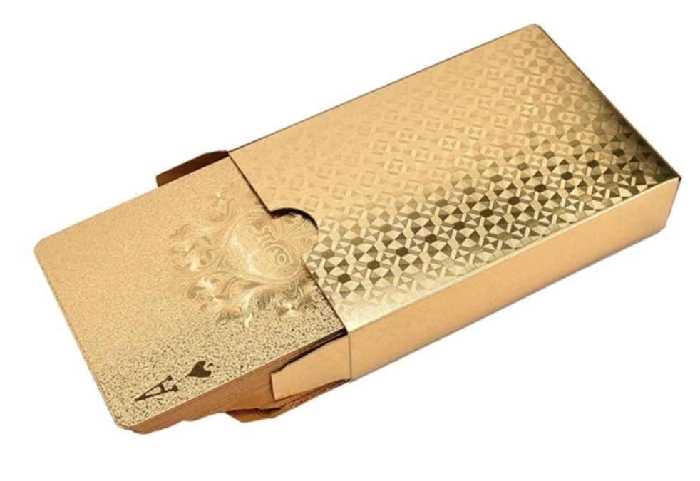 Cards
24K Gold Foil Playing Cards Deck - Perfect for Poker,
Waterproof
$13