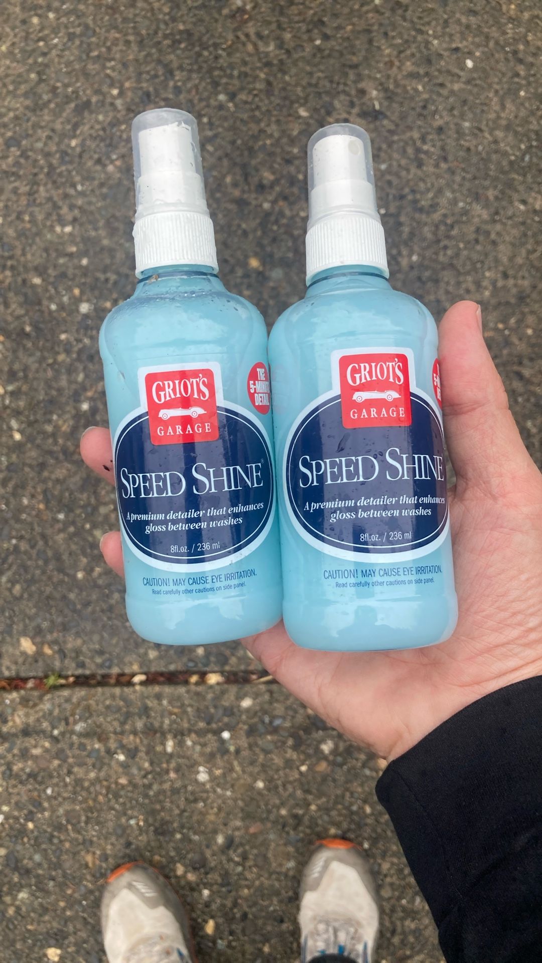 Griot’sSpeed Shine Two 8 Ounce Spray Bottles