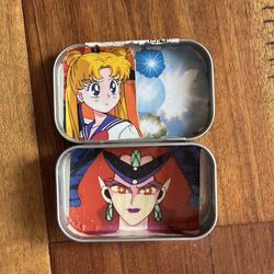 handmade sailor Moon tin