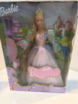 Vintage 2001 Mattel  “Barbie as Rapunzel w/ Musical Hairbrush”