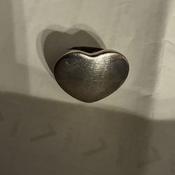 Silver Heart ring Size 9
