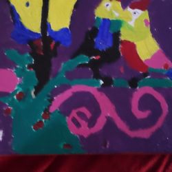 Christmas Cardinal Painting 