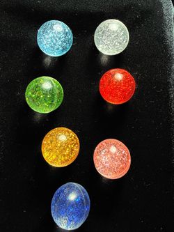 Glitter bouncy ball