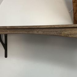 Wooden Wall Shelf 37”W X 12”Dp