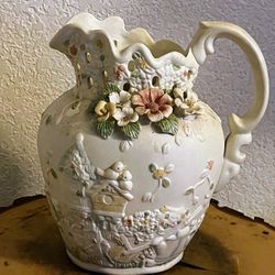 Vintage Victorian Collect Porcelain Pitcher