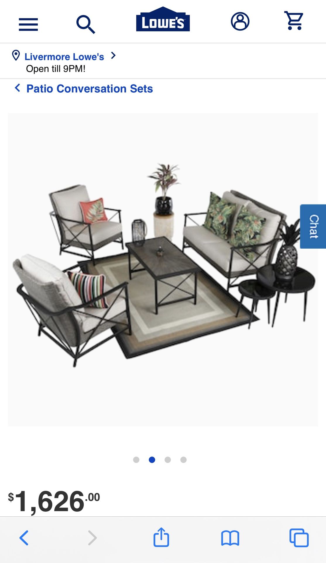 Patio furniture