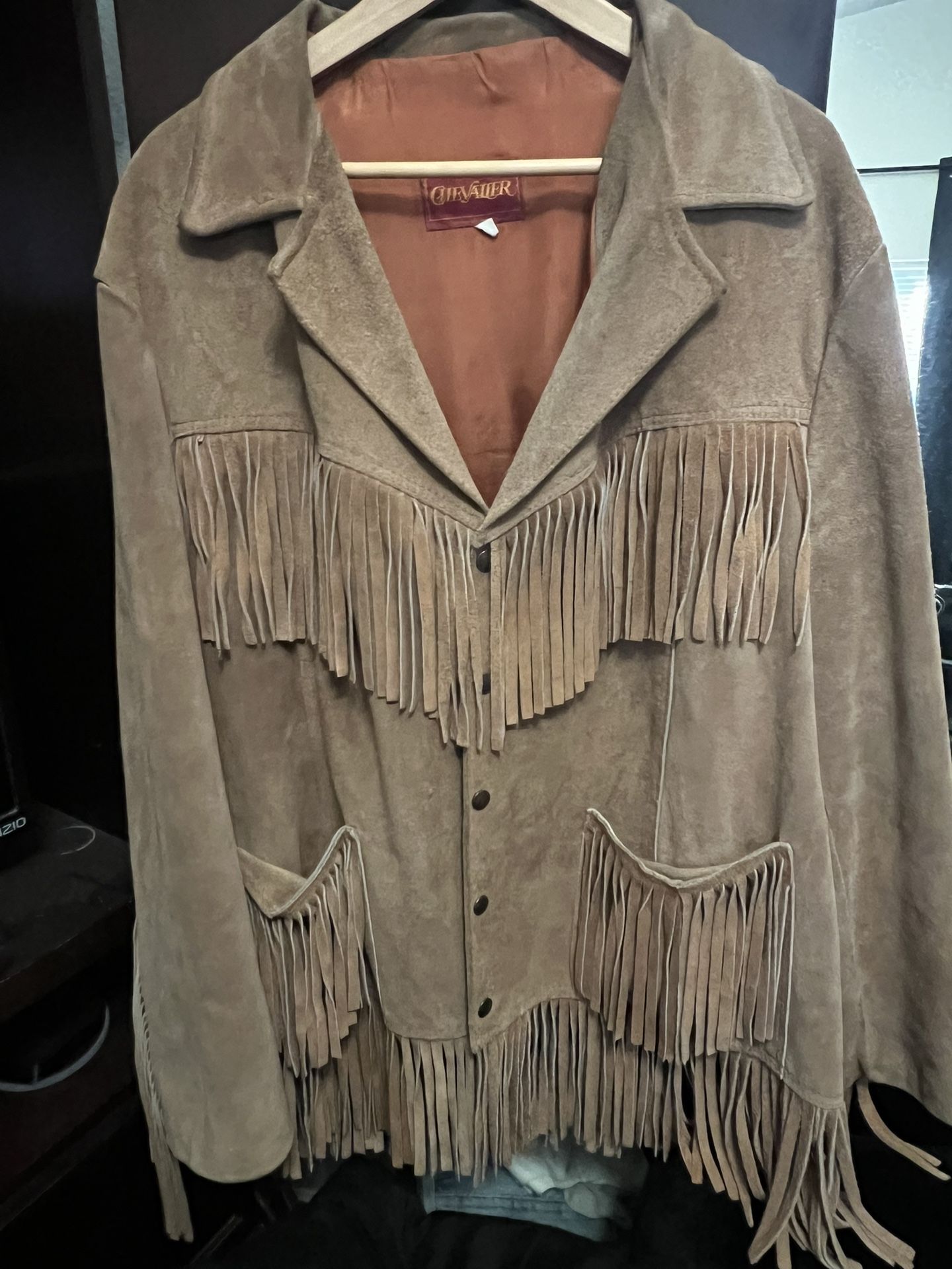 ☀️🌞  Vintage Suede Fringe Jacket 