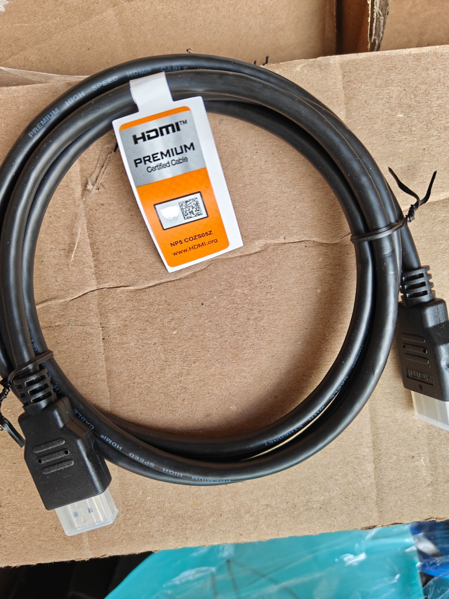 Premium Certified HDMI Cable with Ethernet 6 feet