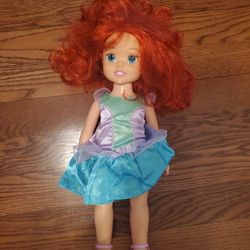 ARIEL LITTLE MERMAID Vintage Sounds Talks 20" TOLLYTOTS Princess DOLL DISNEY
