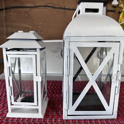 Painted Outdoor lanterns 