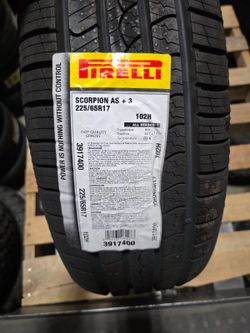 Brand New Tires (1) Pirelli Scorpion A/S Plus 3 (225/65R17) (Single) ($129)
