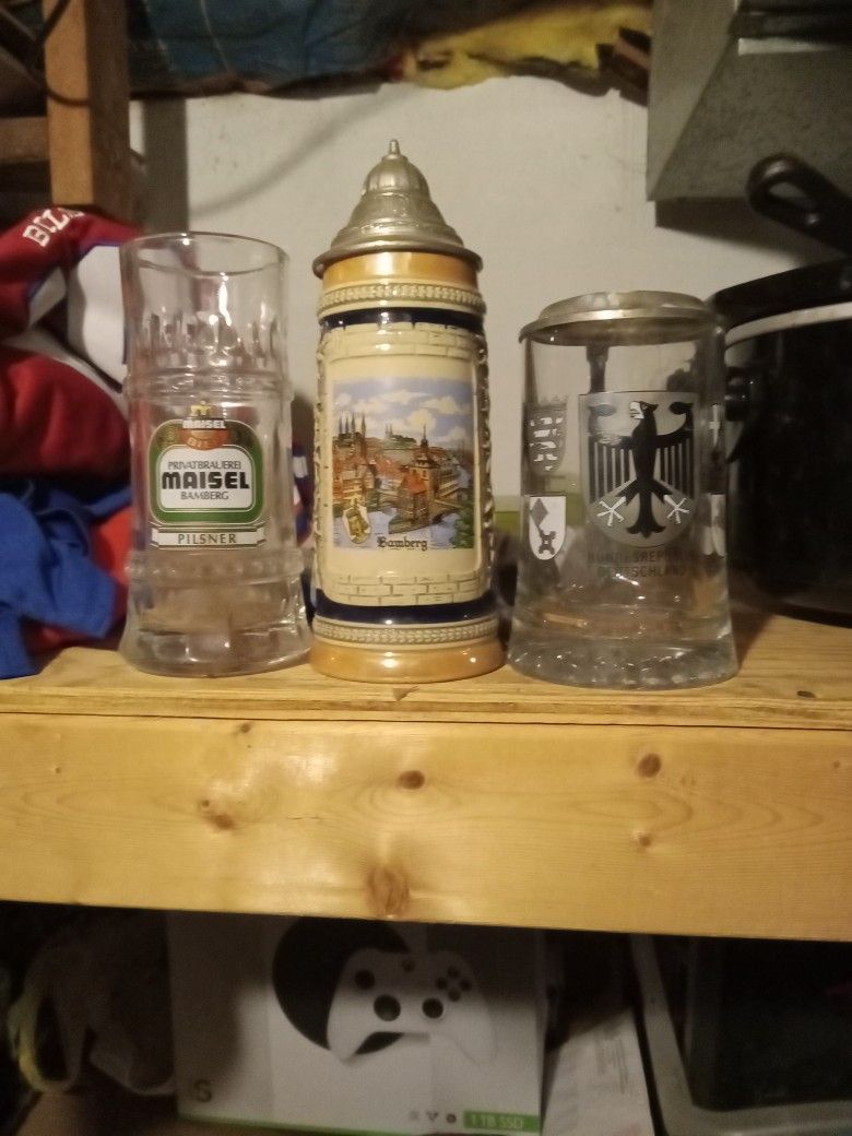 Vintage Germany Beer Mugs