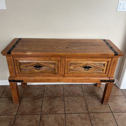 Wood Console
