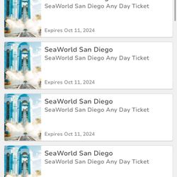 5x SeaWorld Any Day Tickets