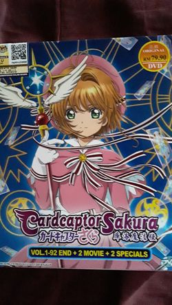 Cardcaptors Sakura complete series DVD/New Clear Card with 2 Movie's
